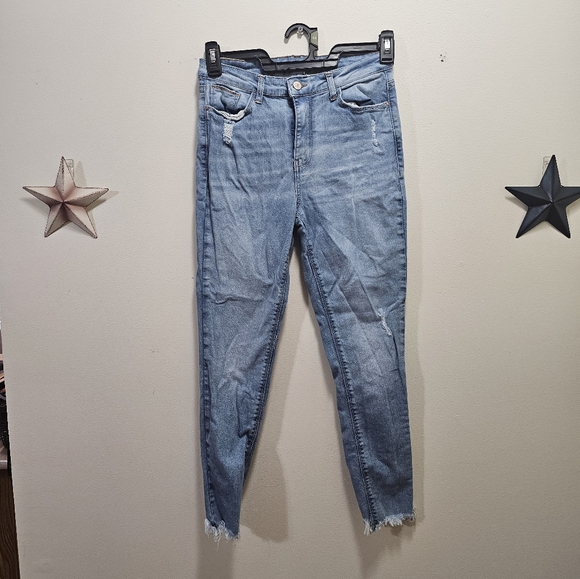 Brazilian Marfinno Ripped Skinny Jeans Purchased in Brazil size 40 size 6 - Picture 1 of 4